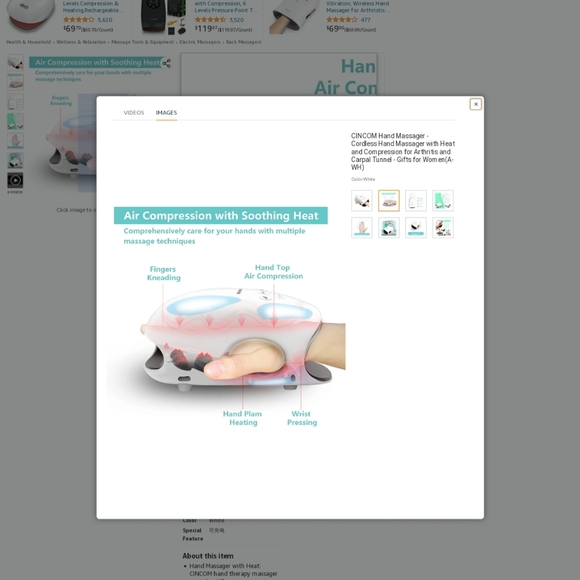 NWB HAND MASSAGER - Picture 3 of 4